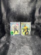 2022 PANINI ABSOLUTE FOOTBALL DeMARVIN LEAL ROOKIE/ MATT CORRAL ROOKIE