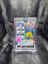 2023 PANINI CONTENDERS OPTIC FOOTBALL - ROOKIE TICKET AUTO. QUENTIN JOHNSTON RC (#11/22)