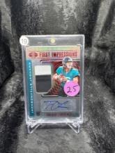 2021 PANINI ILLUSIONS FOOTBALL - FIRST IMPRESSIONS AUTO. TREVOR LAWRENCE ROOKIE