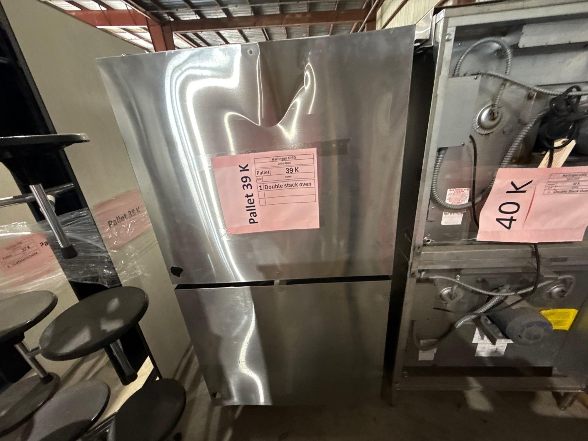 (1) Blodgett Stainless/S Commercial Double Stack Oven