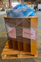 (5) Magazine Racks, (2) Bean Bags