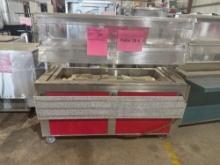 (1) ModUServe MCT-CF4 Stainless/S Commercial Cold Food Buffet Serving Station, Srl.#00-036-33