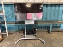 (1) Flat Screen TV W/ Mobile Stand