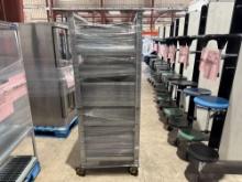 (1) Rack, (92) Cookie Sheets, (9) Lids, (2) Pans