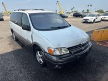 1999 Pontiac Montana Van, VIN # 1GMDX03E0XD344012