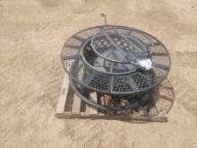 Wood Burning Deep Bowl Fire Pit on Pallet