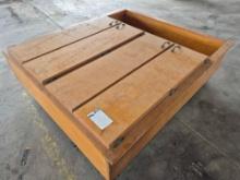 Vertical Wood Storage Cabinet