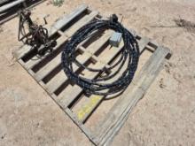 30 AMP Extension Cord, Pipe Beveling Machine on Pallet