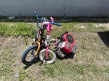 Small Bicycle, Girls Bike, Riding Mower Engine
