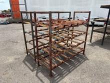 (2) Metal Propane Tank Racks