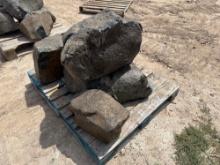 Pallet of Landscape Stone Boulder Rocks