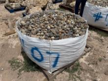 (1) Pallet of Landscape River Rocks