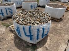 (1) Pallet of Landscape River Rocks
