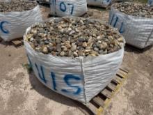 (1) Pallet of Landscape River Rocks