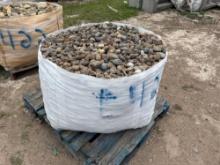 (1) Pallet of Landscape River Rocks