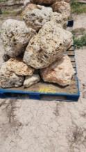 (1) Pallet w/Medium Rock Boulders