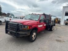 2001 Ford F-450 Pickup Brush Truck, VIN # 1FDXF47F81EC83715