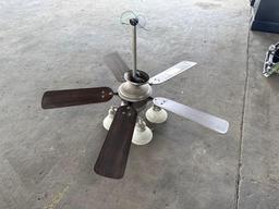 Ceiling Fan - 5 Blades & 4 Globe lights
