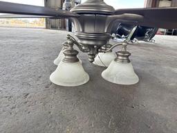 Ceiling Fan - 5 Blades & 4 Globe lights
