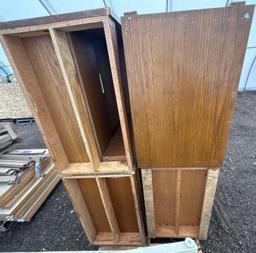 (3) Wooden Bookcases on Pallet