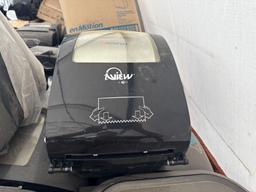 Group of Georgia Pacific enMotion and Merfin iView Paper Towel Dispensers on Pallet