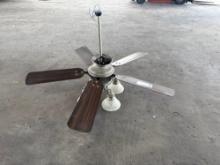 Ceiling Fan - 5 Blades & 4 Globe lights