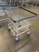 (1) Heavy-Duty Chrome-Plated Frame Utility Cart, Dimensions:27" (W) x 23" (D) x 27" (H)