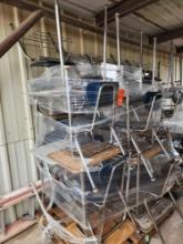 Group of Combo Student Desks on Pallet
