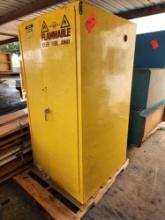 (1) 2-Door Commercial 3 Shelf Flammable Storage Cabinet, Group of Table Legs, etc.