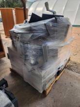 Group of Assorted Printers, Overhead Document Cameras, DELL Monitors on Pallet