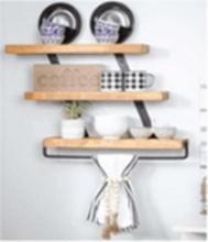 (6) Boxed New Industrial 3-Tier 24" Floating Shelves, (6 x's the $Money) OFFSITE: ROBSTOWN,TX