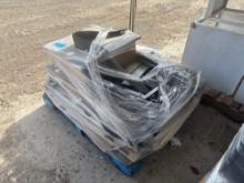 (1) Pallet w/ Wall Cubical Parts