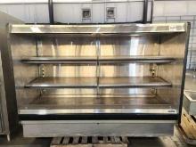 (1) Custom Deli's 99" x 33" x 70" Stainless/S Commercial Heated Self Serve Merchandiser