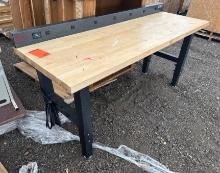 (1) Gladiator Garage Hardwood Workbench, Srl#EJ90901498
