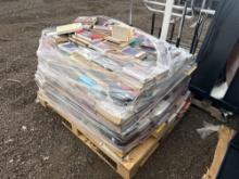 Group of Reading and Educational Books on Pallet