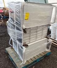 (3) Plastic Rolling Carts w/ Bins