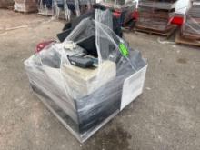 1 Pallet w/Evolis Zenius ID Card Printer, Group of Printers, Old Fashioned TV's