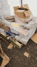 Pallet w/ Box of HP Chromebooks, Educational Reading Books, Group of Crutches, etc.