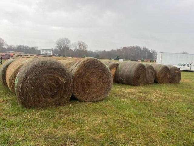 4 X 5 GRASS HAY, NET WRAP, BUYER TO LOAD