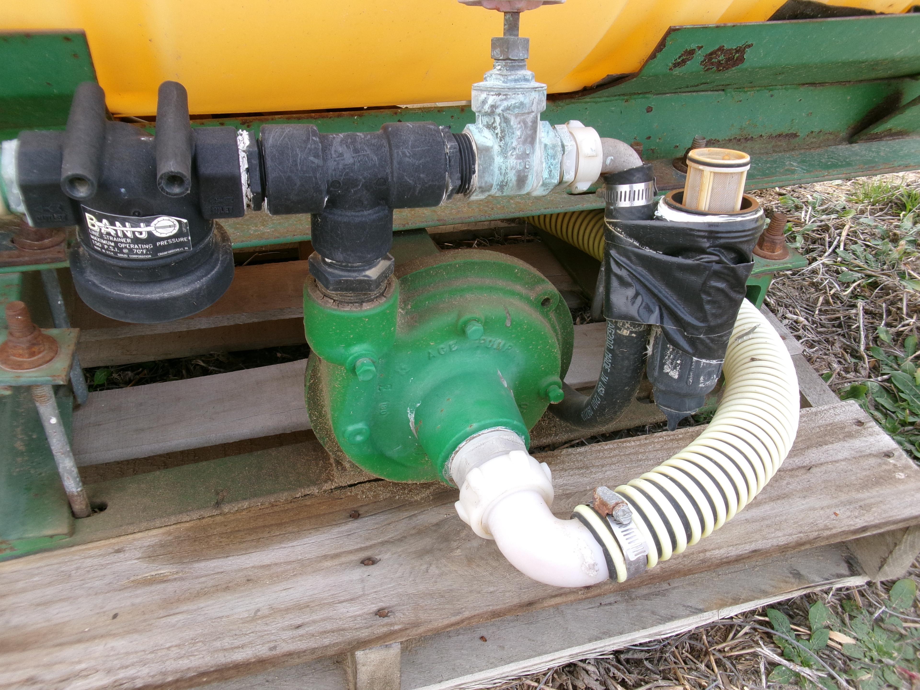 SHEPPARD 200 GAL FRONT MOUNT TANK, HYDR PUMP