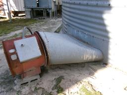 GSI 6000 BU BIN W/ FAN, 6” & 4” WELLS (OATS WILL BE REMOVED)