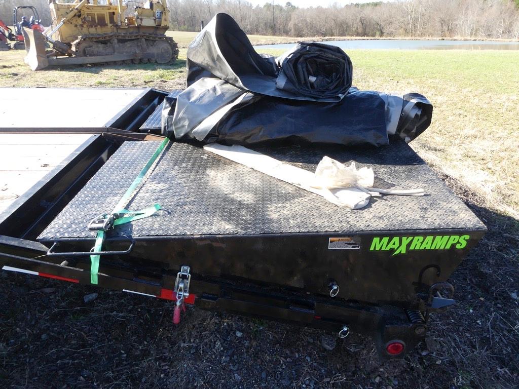 2021 LOAD TRAIL 40' GOOSENECK TRAILER, STEEL RAMPS