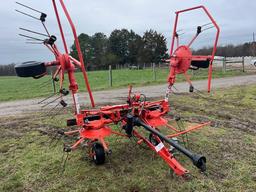 KUHN GF502 4-BASKET HAY TEDDER