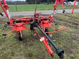 KUHN GF502 4-BASKET HAY TEDDER