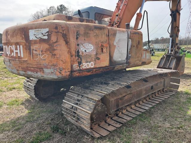 HITACHI EX 200 EXCAVATOR  DSL HYDRAULIC THUMB 9404 HRS