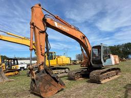 HITACHI EX 200 EXCAVATOR  DSL HYDRAULIC THUMB 9404 HRS
