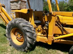 FORD 420 BACKHOE, DSL, 4-POST CANOPY, 1186 HRS WHEN TACH STOPPED, SN: C5861