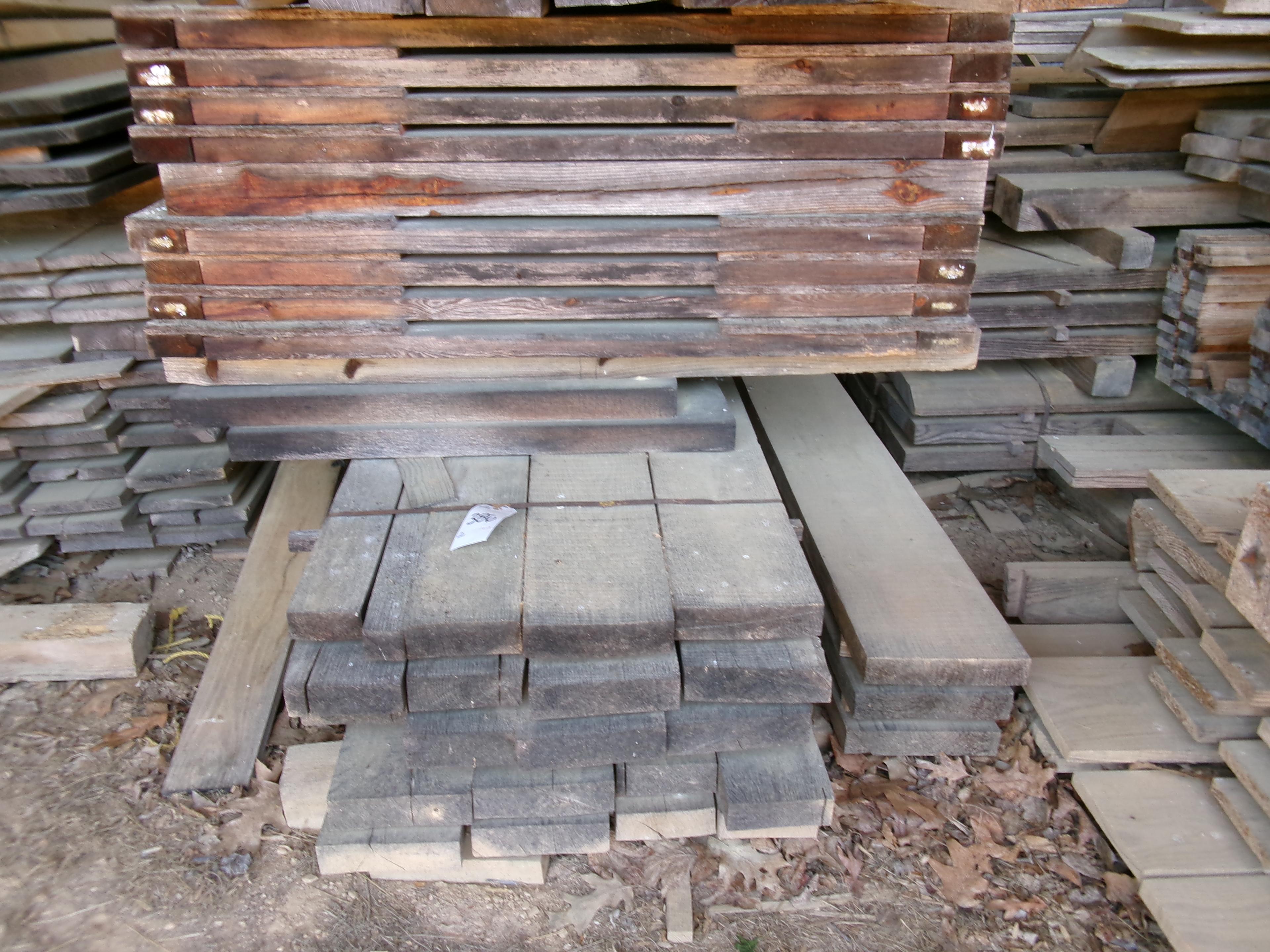 PILE OF ROUGH CUT LUMBER