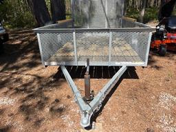 2020 ROADKING GALVANIZED TRAILER 10’ x 6’  GORILLA LIFT ASSIST GATE  2’ SIDES BARELY USED