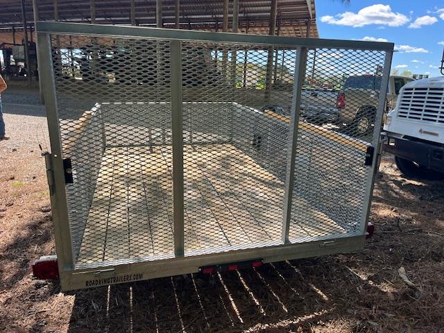 2020 ROADKING GALVANIZED TRAILER 10’ x 6’  GORILLA LIFT ASSIST GATE  2’ SIDES BARELY USED